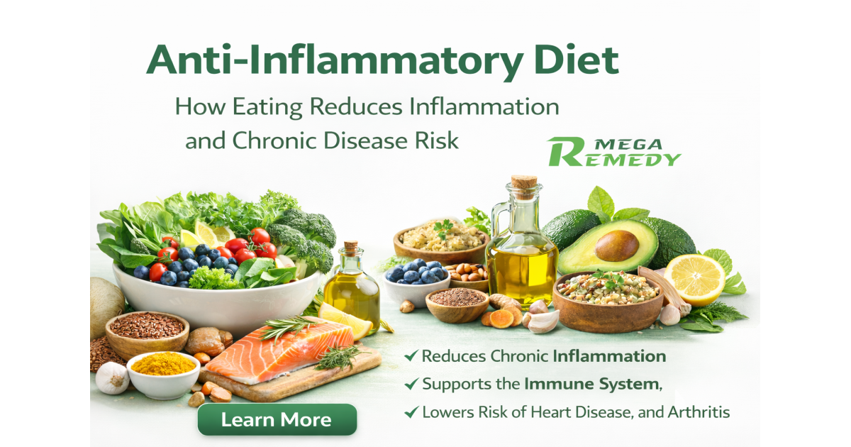 Anti-inflammatory diet: how eating reduces inflammation and the risk of chronic diseases