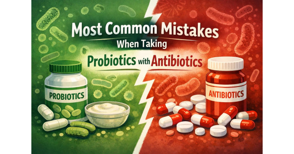 Most common mistakes when taking probiotics with antibiotics