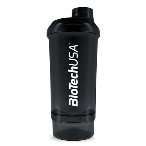 Biotech USA Wave + Compact Black-smoked 16.91 fl oz (500 ml) + 16.91 fl oz (500 ml)