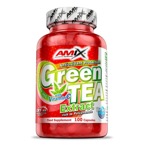 Amix Green Tea Extract with Vitamin C 100 Capsules