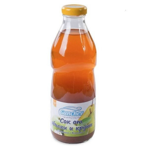 Ganchev Apple and Pear Juice for Children 4+ Months 25.36 fl oz (750 ml)