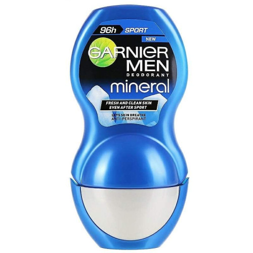 Garnier Mineral Men Sport Roll-On Deodorant for Men 1.69 fl oz (50 ml)