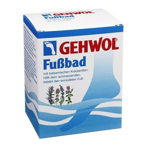 Gehwol Bath for Tired and Swollen Feet with Herbal Oils of Thyme and Lavender 7.05 oz (200 g)