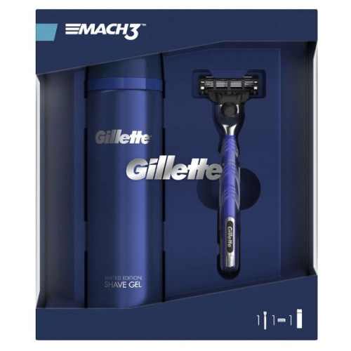 Gillette Mach 3 Start Promo Set Razor and Shaving Gel