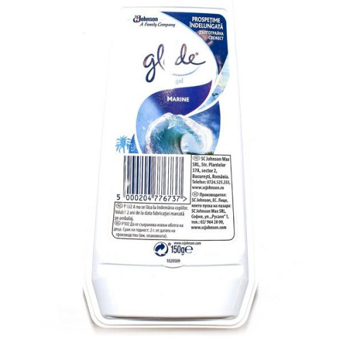 Glade Gel Marine Room Freshener with Ocean Scent 1 1.76 oz (50 g)