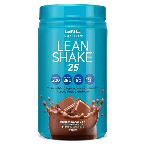 GNC Total Lean Shake 25 Chocolate Flavor Protein Shake Powder 1.83 lb (832 g)