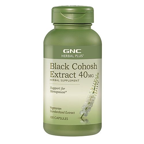 GNC Herbal Plus Black Cohosh for Normal Hormonal Balance 40 mg 100 Capsules
