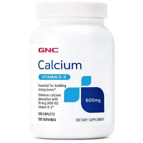 GNC Calcium and Vitamin D-3 120 Tablets - an Important Element for Healthy Bones and Teeth