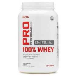 GNC Pro Performance 100% Whey Unflavor Whey Protein 1.85LB