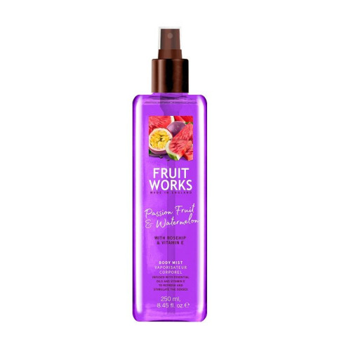 Friut Works Body Spray with Passion Fruit and Watermelon Fragrance 8.45 fl oz (250 ml)