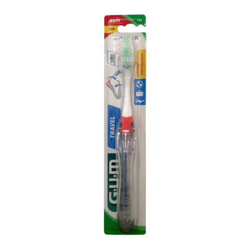 Gum Travel Soft Pocket Foldable Toothbrush for Travel 1 pc