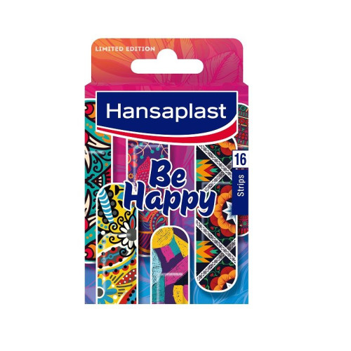 Hansaplast Be Happy Waterproof Plasters for Small Wounds 16 pcs