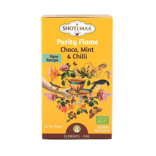Shoti Maa Tea Cleansing Spark with Sweet Chocolate and Chili 16 Bags