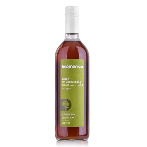 Harmonica Organic Elderflower Syrup 25.36 fl oz (750 ml)