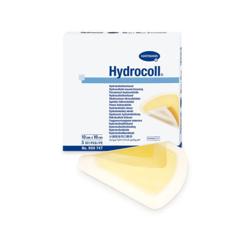 Hartmann Hydrocoll Wound Dressing with Absorbent Self-Adhesive Backing 3.94"/3.94" (10/10 cm)