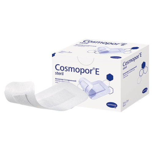 Hartmann Cosmopor E Elastic Sterile Self-Adhesive Bandage for Sensitive Skin 5.91"/3.15" (15/8 cm) 25 pcs