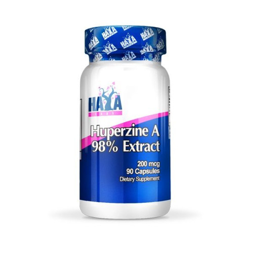 Haya Labs Hyperzine a 98% Extract for Strong Memory and Concentration 200 mcg 90 Capsules