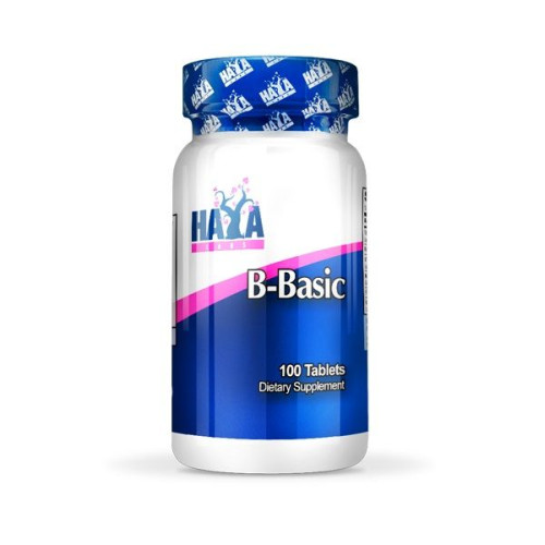 Haya Labs B-Basic Vitamin B Complex Formula 100 Tablets