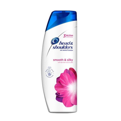 Head & Shoulders Smooth and Silky Shampoo for Shiny and Smooth Hair 12.17 fl oz (360 ml)