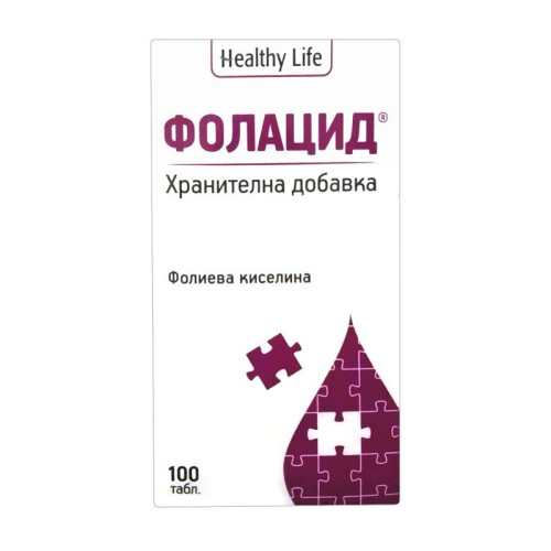 Healthy Life Folacid 100 Tablets