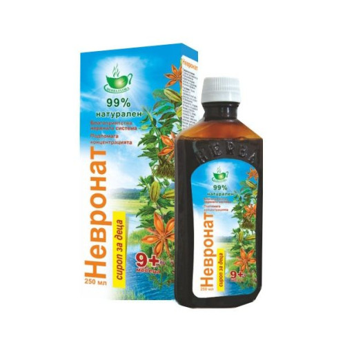 Herba Flora Neurotane Syrup for Children for a Healthy Nervous System and Concentration 8.45 fl oz (250 ml)