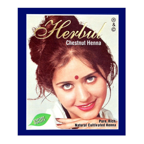 Herbul Indian Henna for Hair Chestnut Color 1 pc