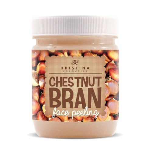 Hristina Facial Scrub for Oily Skin with Chestnut 7.05 oz (200 g)