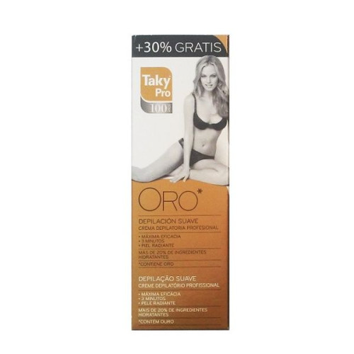 Taky Oro Professional Hair Removal Cream with Gold 4.4 fl oz (130 ml)
