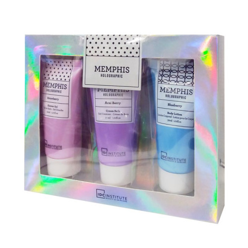 IDC Institute Memphis Holographic Promo Set for Women with Body Cosmetics