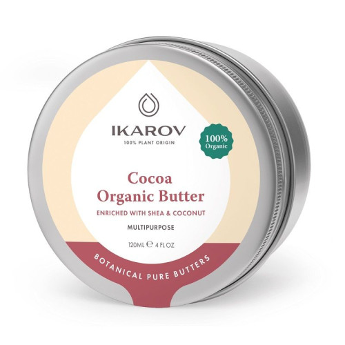 Ikarov Moisturizing Cocoa Butter with Shea and Coconut for Smooth Skin 4.06 fl oz (120 ml)