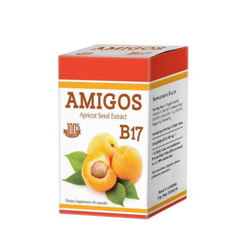 Integra Labs Amigos B17 for High Immunity Natural Immunostimulant 100 mg 60 Capsules