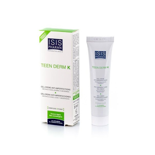 Isis Pharma Teen Derm Firming Face Cream for Acne and Blackheads 1.01 fl oz (30 ml)