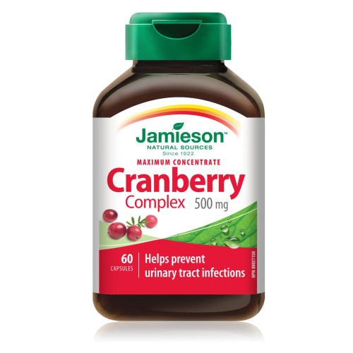 Jamieson Cranberry Complex 500 mg 60 Capsules