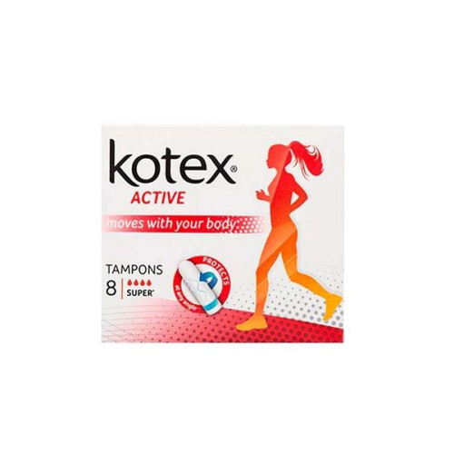 Kotex Active Super Feminine Tampons 8 pcs