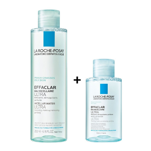 La Roche Posay Effaclar Ultra Promo Set Cleansing Micellar Water for Oily Skin