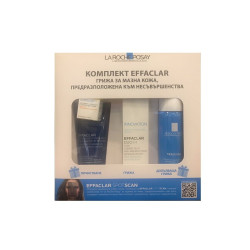 La Roche Posay Effaclar Care Set for Oily Skin Cleansing Gel Effaclar Duo(+) Corrective Cream Serozinc and Anthelios Corrective Gel-Cream SPF 50+