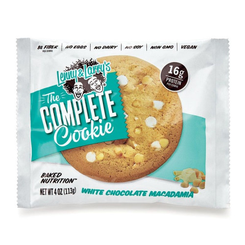 Lenny and Larry's the Complete Cookie Protein Bar with White Chocolate and Macadamia Flavor 3.99 oz (113 g)