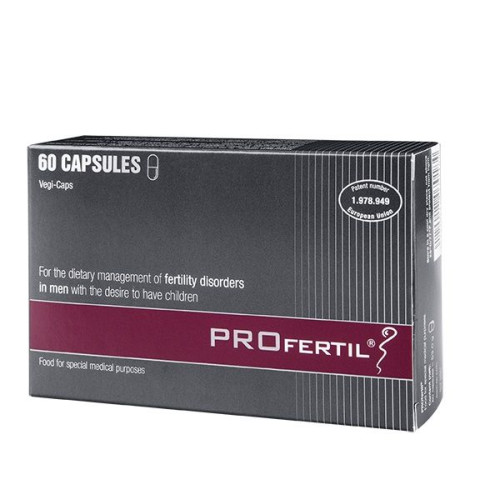 Profertil for Men with Infertility for Successful Fertilization for Spermatogenesis in Sterility 60 Capsules