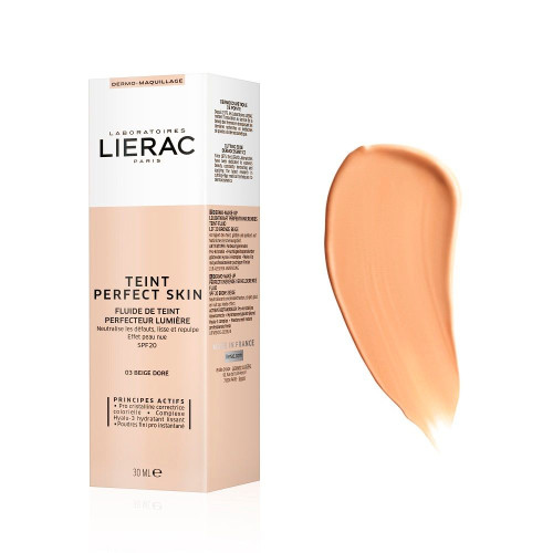 Lierac Teint Perfect Skin Beautifying and Illuminating Foundation SPF 20 Shade 03 1.01 fl oz (30 ml)