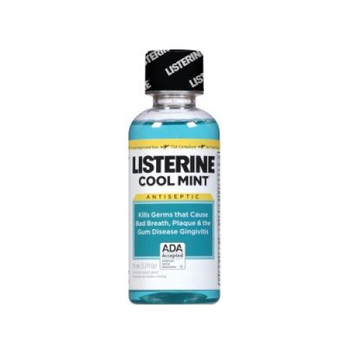 Listerine Cool Mint Mouthwash for Daily Use and Fresh Breath 3.21 fl oz (95 ml)