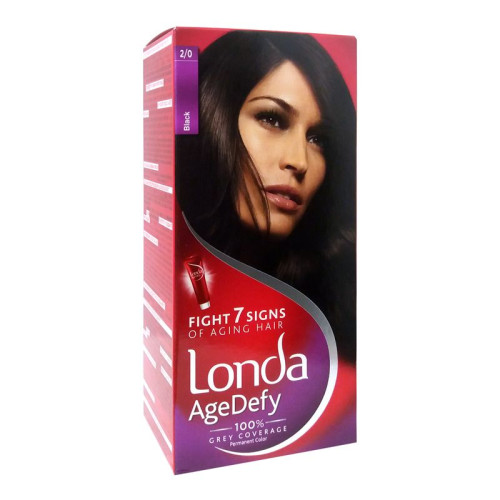 Londa Age Defy Cream Hair Color for Full Coverage of Gray Hair Color 2/0