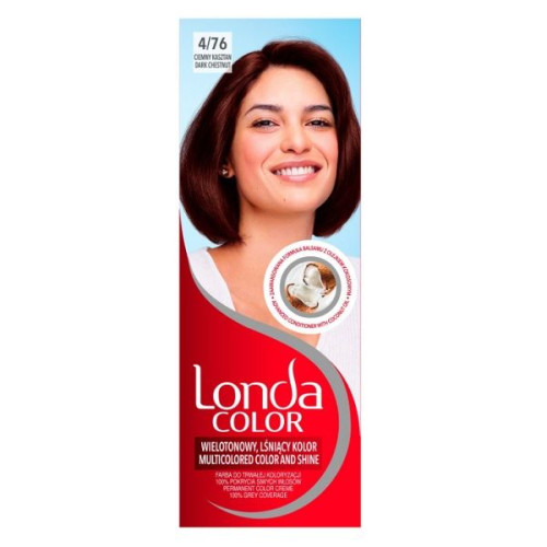 Londa Color Permanent Cream Hair Dye 4/76 Dark Chestnut