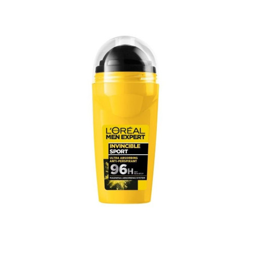 L'oreal Men Expert Invincible Sport 96h Roll-On Deodorant for Men 1.69 fl oz (50 ml)