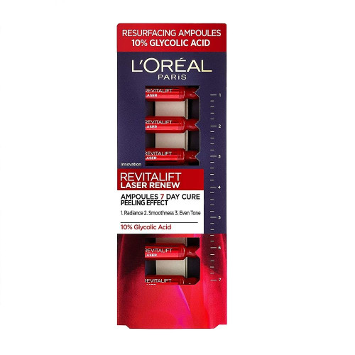L'oreal Revitalift Laser Renew Face Ampoules for Smooth and Radiant Skin SPF 15 2.41 fl oz (71.3 ml)