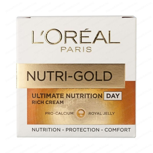 L'oreal Nutri Gold Nourishing Day Cream for Very Dry Skin 1.69 fl oz (50 ml)
