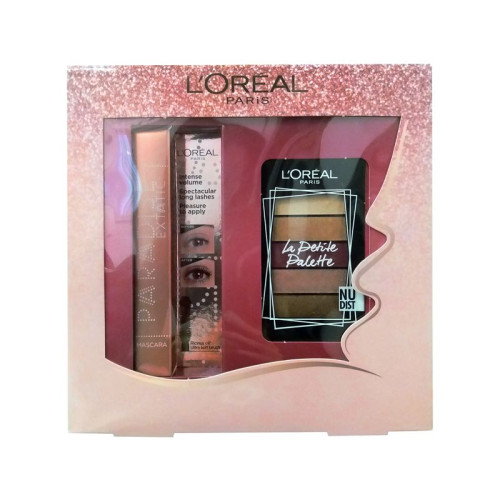 L'oreal Promo Set Paradise Extatic Mascara and Long Lashes and La Petite Nudist Eyeshadow Palette