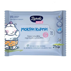 Aroma Health Baby Antibacterial Baby Wipes with Chamomile 25 pcs