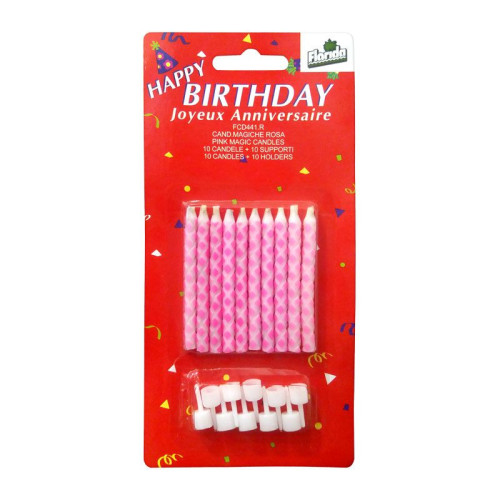 Florinda Happy Birthday Birthday Candles 10 pcs