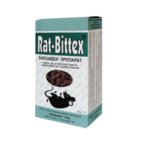 Farmavit Rat-Bittex Rodent Bait 3.53 oz (100 g)
