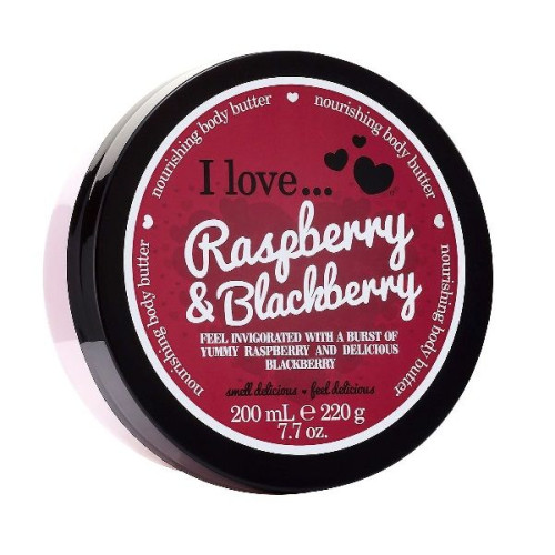 I Love Nourishing Body Cream with Raspberry and Blackberry 6.76 fl oz (200 ml)